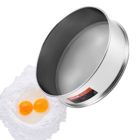 Flour Sieve Fine Mesh, 150 Mesh Flour Sifter, 304 Stainless Steel Fine Mesh Sifter Food-grade, 12.6" Fine Mesh Strainers for Baking